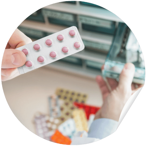 Excedentes de produtos para saúde, higiene, material médico