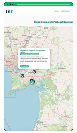 Mapa de Portugal — Mapa Circular P7CO®